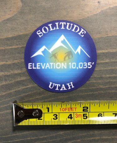 Solitude Utah Sticker Decal Ski 2" Snowboard Mountain Deer Valley Park City PO Alta