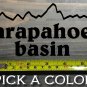 Arapahoe Basin Sticker Decal 5.5" A Basin Mountain Ski Colorado Ikon Pass XO