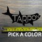 Tarpon Sticker Decal Fish 5.5" DIE Cut 13 Fishing Costa Pelagic AFTCO Penn XO