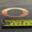 2.5" Oakley Decal Sticker Copper Goggles Sunglasses USA Flag Helmet Visor XO