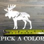 Moose Sticker Decal 3.5" DIE CUT Mountain Sitka Gear KUIU First Lite Hunting  XO