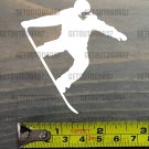 Snowboarder Sticker Decal 2.5" Snowboard Burton Lib Tech K2 Gnu Ride Die Cut XO