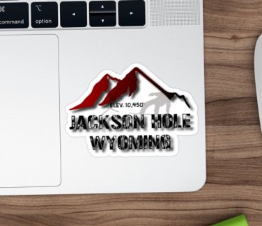 Jackson Hole Sticker Decal 4" The Mountains Wyoming Ski Snowboard Grand Targhee
