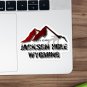 Jackson Hole Sticker Decal 4" The Mountains Wyoming Ski Snowboard Grand Targhee