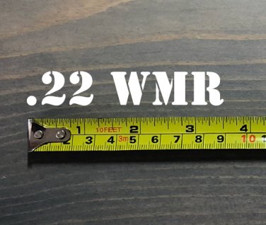 22 WMR Sticker Decal 3.5" Ammo Can Box Label Ammunition Case DIE CUT XO