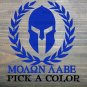 Molon Labe Sticker Decal Come And Take It Spartan Helmet Die CUt XO Tactical 3