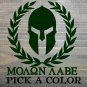 Molon Labe Sticker Decal Come And Take It Spartan Helmet Die CUt XO Tactical 3