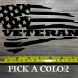 Veteran Flag Sticker Decal Sitka Gear Bravo Company 8" USA 5.11 Tactical KUIU XO
