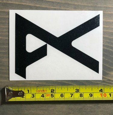 Anon Goggles Decal Sticker Black Burton AK Uninc Custom Sunglasses Visor XO