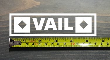 Vail Sticker Decal DIE CUT 5.5" Ski Colorado Resort Breckenridge Snowboard XO