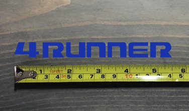 4Runner Sticker Decal Toyota 4 Runner 5.5" DIE CUT 5th Gen Mountains Blue XO