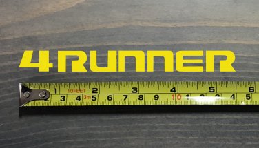 4Runner Sticker Decal Toyota 4 Runner 5.5" DIE CUT 5th Gen Mountains Yellow XO