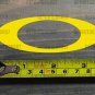 3.5" Oakley Decal Sticker Yellow