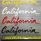 California Sticker Decal License Plate Font SAME SIZE AS PLATES Vinyl