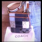 Authentic Coach Cross Body with denim