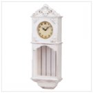 Ornate Ivory Wall Clock