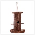 Hollow Log Birdhouse