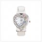 Sparkling Heart Cuff Watch