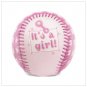 It's A Girl! Pink Baseball