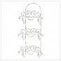 Distressed White Towel Holder