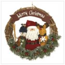 Plush Friends Christmas Wreath