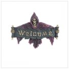 Grim Reaper Welcome Plaque