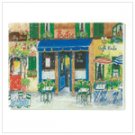 French cafe cutting board