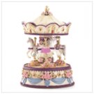 Floral musical merry-go-round