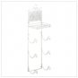 Floral tiled towel rack