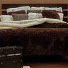 Brown reversible blanket full/twin