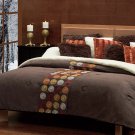 Colors circles reversible blanket twin/full