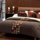 Circles reversible blanket queen/king
