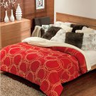 Circles reversible blanket queen/king