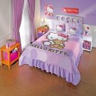 Hello kitty bedspread sheet set full size