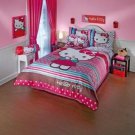 Hello kitty duvet comforter and sheet set full size