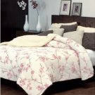 Flower reversible blanket queen/king