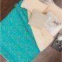 Reversible embroidery blanket queen/king