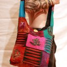 ॐ Handmade Patchwork Bag ॐ indian hippy sling ONE OF A KIND patch boho beach UK