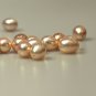 Peach Authentic Real Pearl Great Gatsby Hollywood Peacock Bird Brooch Pin