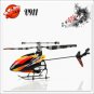 4 Channel 2.4GHz Single Propeller RC Helicopter with Gyroscope Orange