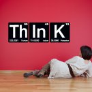 Th In K - Think Periodic Table of Elements Vinyl Wall Decals