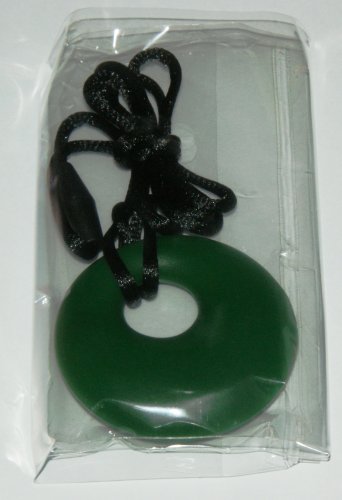 DARK GREEN Baby teething necklace with silicone pendant
