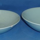 2 VINTAGE STEUBENVILLE POTTERY FAIRLANE BLUE SERVING BOWLS