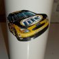 RUSTY WALLACE MILLER LITE CERAMIC PINT GLASS #2 BAD IN BLACK M WARE