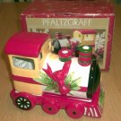 Pfaltzgraff Heritage Christmas Train Sculpted Pierced Lighting Tea Light Holder
