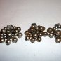 CLUSTER Bead Earrings Marked JAPAN Silvertone Vintage Clip On 1 pair + 1