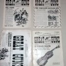 Great Guns Newspapers 1955 Andy Palmer's Volumes 1 2 3 & June 1953 4 Issues