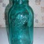 Ball Ideal Quart Jar Blue Glass Bicentennial Eagle Emblem 1776 - 1976