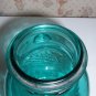 Ball Ideal Quart Jar Blue Glass Bicentennial Eagle Emblem 1776 - 1976