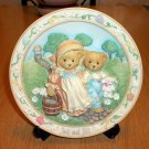 Cherished Teddies Plate Jack & Jill Nursey Rhyme Plate 1994 Enesco